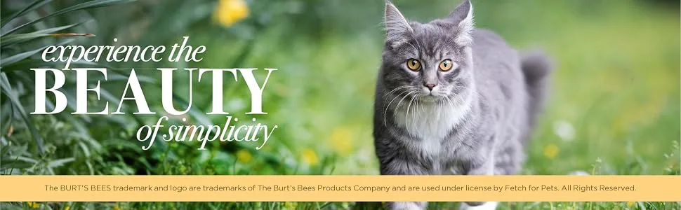 Burt's Bees Dander Reducing Spray for Cats with Colloidal Oat Flour & Aloe Vera 10 fl oz (296 ml) - burt