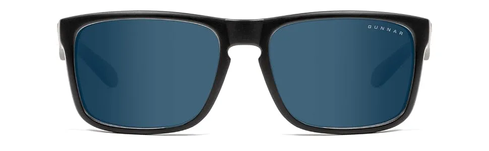 Gunnar gaming and computer glasses - Intercept Onyx frame amber lenses - 65% blue light and 100% UV protection - strength + 3.0 - Premium blue light glasses - reduced eye load - product information 4