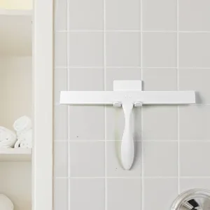 Vanzavanzu towel hook hooks self -adhesive razor bracket shower without drilling bathroom silicone glue hooks for hairbrush towel shower puller luffa 2 pieces (white) - product information 4