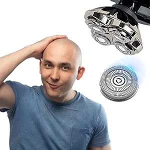 Replacement head suitable for Skull Shaver Pitbull electric shaver (8 pieces) 8 pieces. - product information 4