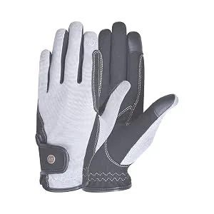 AK Fine Tech AKRS-8484 Micro Suede Riding Gloves M Brown - Reithandschuhe
