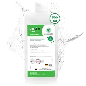 5x Docsept - Classic |Disinfectant |Hand disinfectant |Disinfectant for hands |Different sizes |VAH listed |Dermatest: very good (1000ml) - Docsept