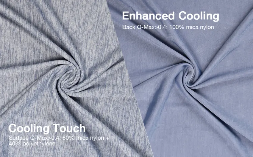 HOMFINE Cooling pillow cover 2 Set - Cooling Pillows Night Swiss Super Saddered Side Sleeper Cushion Cushion Dash ARC -Chill cooling fiber double -sided cooling summer - product information 5