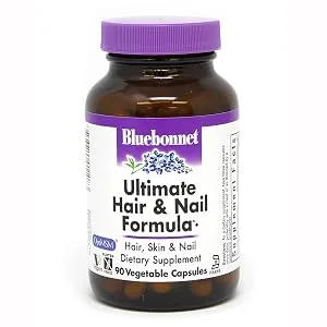 Bluebonnet Nutrition Biotin 1000 mcg 90 Vegetable Capsules - Ultimate Hair & Nails