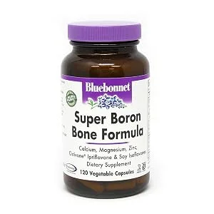 Bluebonnet Nutrition Triple Boron Citrate Aspartate Glycinate 90 Vegetable Capsules - Super Boron Bone Formula