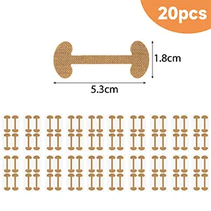 80 pieces toenail patch toenail correction patch ingrown toenails correction patch ingrown toenails pavement correction sticker toe nail for treatment protects toenails - Zehennagel Patch
