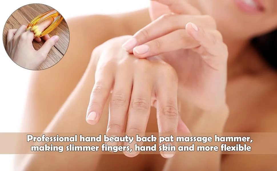 Horper back knock massage hammer finger scooter massage device stress-tired relief relaxing massage stick suitable for back shoulder waist and leg - product information 7