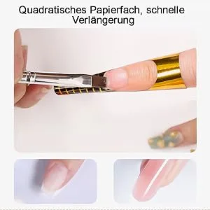 Ilantule nail stencil 120 pieces nail shape guide modeling template self -adhesive extension film modeling template modeling for artificial fingernail - product information 4