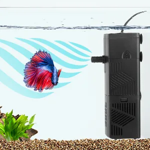 Hygger aquarium internal filter 220l/h 3W aquarium turtle filter adjustable water flow sponge dive aquarium filter with filtered ceramic balls for aquariums 20 to 40l - innenfilter aquarium 120l