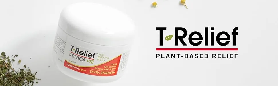 MediNatura T-Relief Arnica +12 Extra Strength 8 oz - T-Relief plant-based relief
