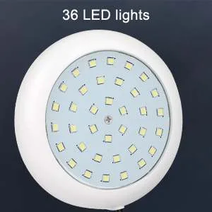 Coolwest LED pool lighting 10W white light Pool lighting underwater LED with magnet for steel wall pools framepools IP68 waterproof dimmable pool lighting underwater with 7 m cable 12V - 36 LED