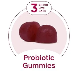 Jarrow Formulas Probiotic Duo Raspberry 3 Billion 90 Gummies - Probiotic Gummies