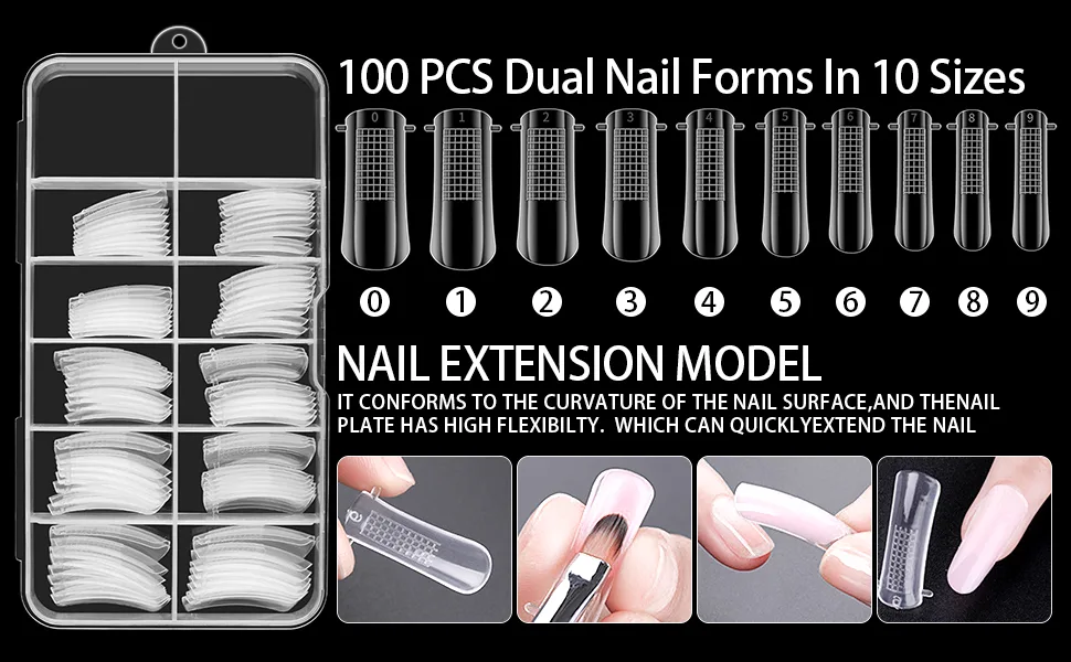 Lofuanna nail extension gel Solution 120ml poly gel slip solutions for polygel nail nails poly extension gel liquid slip solution set easy diy poly gel nail art - nail