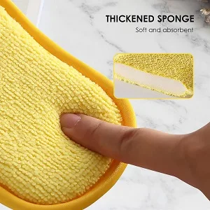 Antibacterial microfiber cleaning sponges 5 pieces microfiber dishwow sponge sponges. - Mikrofaser-Reinigungsschwämme