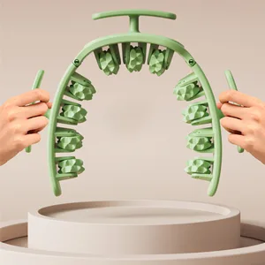 Foam massager maxant 360 3D muscle roll massage roller massage roller leg massage device oven tube device for relieving sore muscles rigidity (white / green) - product information 5