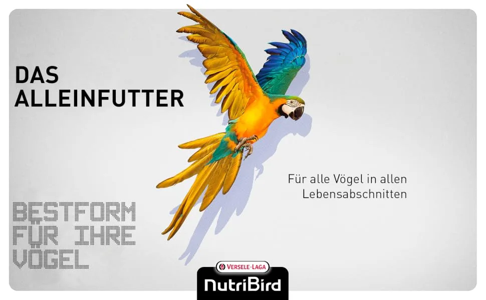VERSELE-LAGA - NutriBird Allround - Hand-rearing food standard for young birds - All types - 250g - NUTRIBIRD