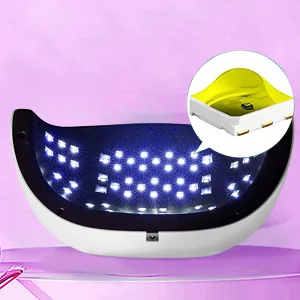 UV LED lamp for nails 280W nail dryer quick-drying nail hardening light with 66 LEDs car sensor 4 timer settings portable handle larger room a useful nail tool set - product information 6
