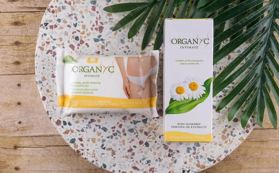 Organyc Intimate Cotton Wipes 20 Wipes - intimate wipes