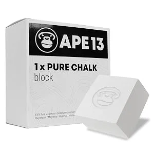 APE13 Chalkbag Boulder Set from Chalk Bag Boulder B rste Chalk (as a set & individually) - perfect bouldering gift and enough space for boulder accessories - APE13 Magnesia Block - Magnesium/Chalk/Kreide