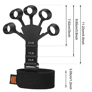 Finger Extensor Exerciser Hand Trainer Fingers Trainer 2 of Adjustable Silicone Hand Trainer Forearm Trainer Grippy Finger Trainer For improves the function and movement of the fingers - Fingertrainer Handtrainer Verstellbarer
