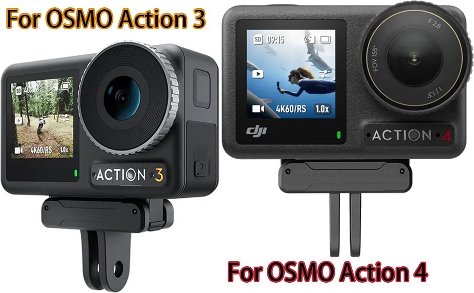 Honbobo Osmo Action 4/Action 3 Magnetic holder Magnetic adapter holder two claws adapter Extension Accessories Compatible with DJI OSMO Action 4/Action 3 - product information 1