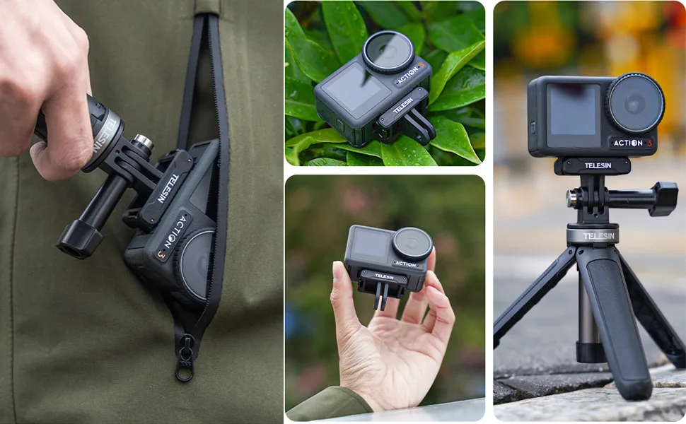 Honbobo Osmo Action 4/Action 3 Magnetic holder Magnetic adapter holder two claws adapter Extension Accessories Compatible with DJI OSMO Action 4/Action 3 - product information 7