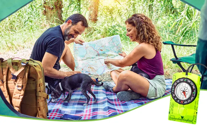 Compass shining with survival outdoors wander waterproof compass children to read cards navigation perfect for camping hiking and outdoor activities - militär marschkompass