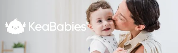 KeaBabies Baby Silicone Bibs Cloud Nine 2 Pack - product information 1