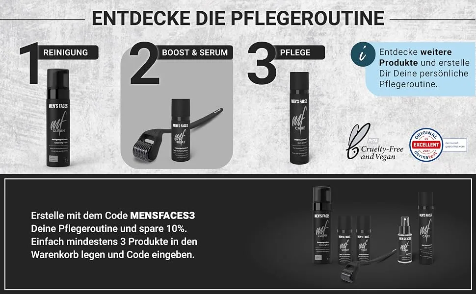 BART ROLLER 192 Real needles - Dermar roller 0.5mm for men - Accelerate beard growth & hair growth - Beard & Hair Growth Bart Care - Roller lets Bart & Hair grow faster - Men s Faces Dermar roller/bar scooter 0.5 mm - Entdecke Deine MEN