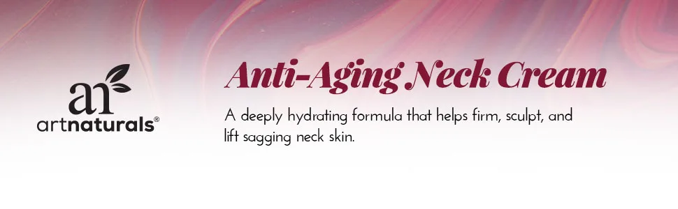 Artnaturals Luxe Neck Cream Anti-Aging Geranium 2 fl oz (59 ml) - banner