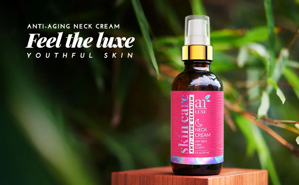 Artnaturals Luxe Neck Cream Anti-Aging Geranium 2 fl oz (59 ml) - product information 1