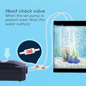 Nobleza - Aquarium with double valve adjustable air pump very quiet 8W - 2*3.5L/MIN - product information 9