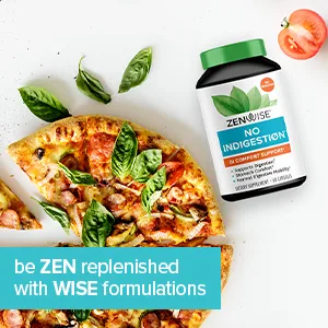 Zenwise Health ENDigestion 60 Vegetable Capsules - endigestion zen replenished wise formulations
