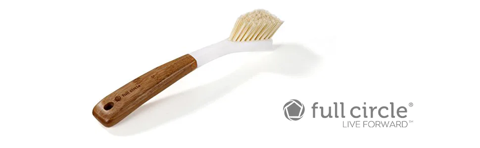 Full Circle Dish Brush with Replaceable Head 1 Brush - Full Circle, Cleaning Products, Cleaning Tools, Cleaning Supplies, Sponge, Dish Brush, Recycle