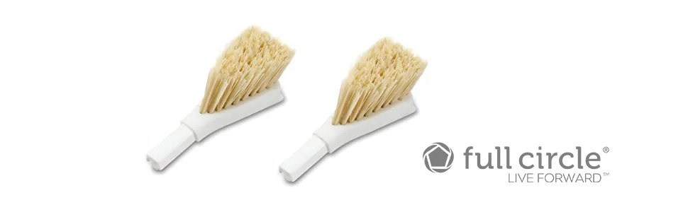 Full Circle Laid Back 2.0 Dish Brush Refills 2 Brush Refills - Full Circle, Cleaning Products, Cleaning Tools, Cleaning Supplies, Sponge, Dish Brush, Recycle