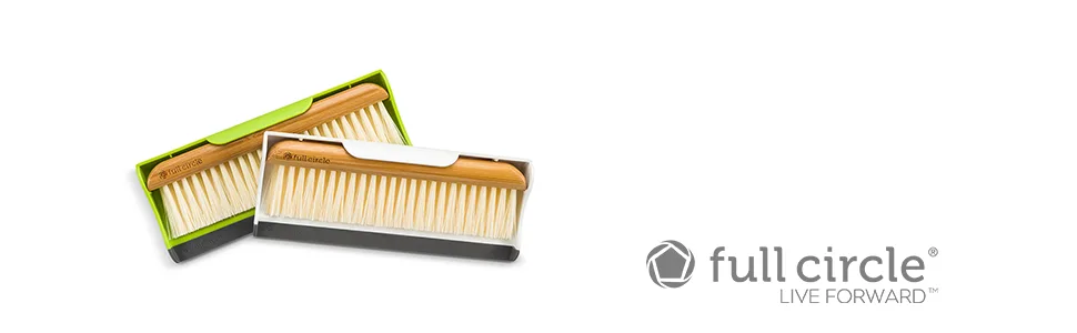 Full Circle Crumb Runner Counter Sweep and Squeegee White 1 Runner - Counter Top, Squeegee, Broom, Bristles, Sweeper, Table, Kitchen, Cleaner, Bread Crumb, Brush, Duster