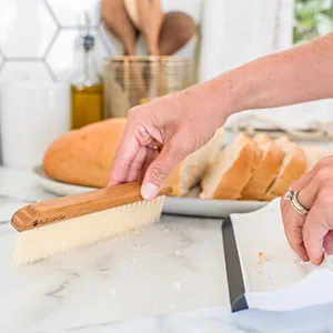Full Circle Crumb Runner Counter Sweep and Squeegee White 1 Runner - Counter Top, Squeegee, Broom, Bristles, Sweeper, Table, Kitchen, Cleaner, Bread Crumb, Brush, Duster