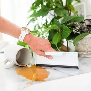 Full Circle Crumb Runner Counter Sweep and Squeegee White 1 Runner - Counter Top, Squeegee, Broom, Bristles, Sweeper, Table, Kitchen, Cleaner, Bread Crumb, Brush, Duster