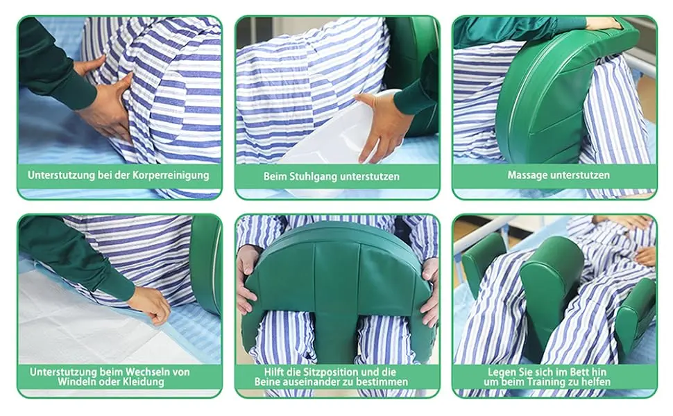 Patient help multifunctional rotary aid pad transfer aids for seniors patients older people bed rest-patient turning device Anti-decubitus paralysis-bed chest (blue) - Breites Anwendungsspektrum