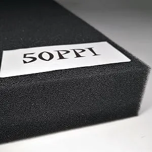 Shunting aquarium filter filter material sponge pad biochemical foam filter oversized filter pad can be tailored 50x50x4cm-35ppi 50 50 4cm-35ppi - 50PPI