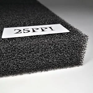 Shunting aquarium filter filter material sponge pad biochemical foam filter oversized filter pad can be tailored 50x50x2cm-50ppi - 25PPI