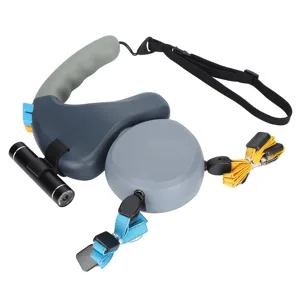 Double Head Pet Walking Leash Double Dog Retractable Leash Dog Leashes For Walking 2 Dogs(Gray) - 2110210038511-2