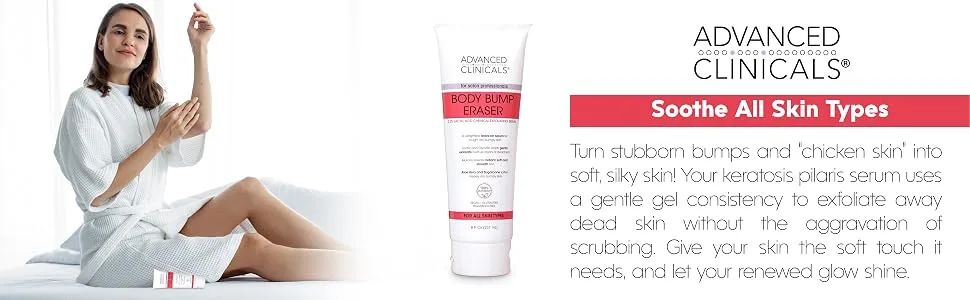 Advanced Clinicals Body Bump Eraser 8 fl oz (237 ml) - product information 2