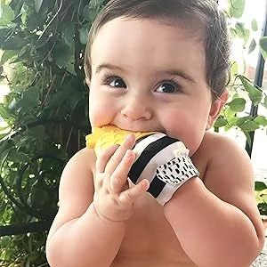 Itzy Ritzy Itzy Mitt Food Grade Silicone Teether 3+ Months Cactus 1 Teether - itzy ritzy, itsy ritzy, teether mitt, teething mitt, munch mitt, silicone teether, munchmitt
