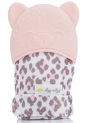 Itzy Ritzy Itzy Mitt Food Grade Silicone Teether 3+ Months Dino 1 Teether - itzy ritzy, teether, teething mitt, munch mitt, silicone teether, fox teether, fox teething mitt