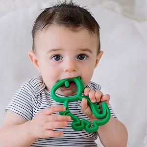 Itzy Ritzy Chew Crew Silicone Teether 3+ Months Rainbow 1 Teether - itzy ritzy, itsy ritzy, its ritzy, teether, silicone teether, infant teether, nuby