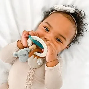 Itzy Ritzy Itzy Keys Multi-Stage Teething Keys 3+ Months Tropical 1 Count - itzy ritzy, itsy ritzy, itzy keys, teething keys, nuby keys, teething ring