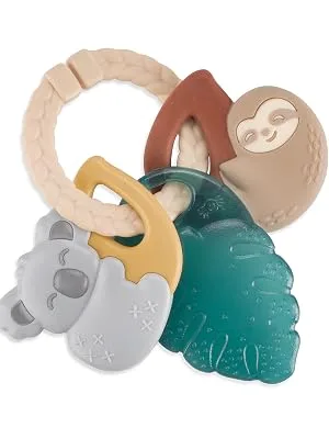Itzy Ritzy Itzy Keys Multi-Stage Teething Keys 3+ Months Tropical 1 Count - itzy ritzy, itzy keys, teething keys, water teether, cool teether