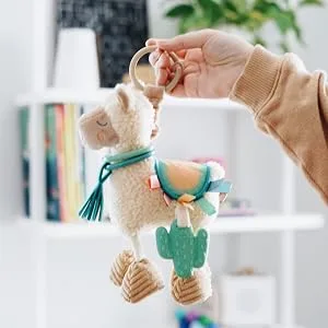 Itzy Ritzy Link & Love Activity Plush with Silicone Teether 0+ Months Unicorn 1 Teether - itzy ritzy, car seat toy, stroller toy, baby toy, infant toy