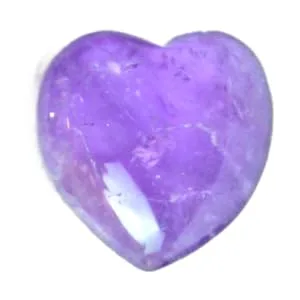 Steinfixx - Large gem Heart I Heilstein I Gl cksstein I Chakra -Stein I Taschenstein |Massage stone |Gift for loved ones (jade) - amethyst herz